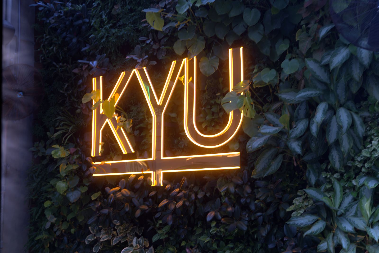 KYU restaurant neon sign, Wynwood