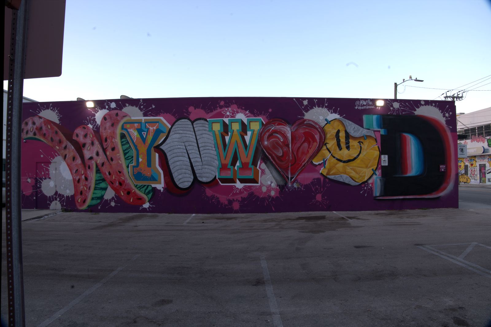 WYNWOOD letters mural